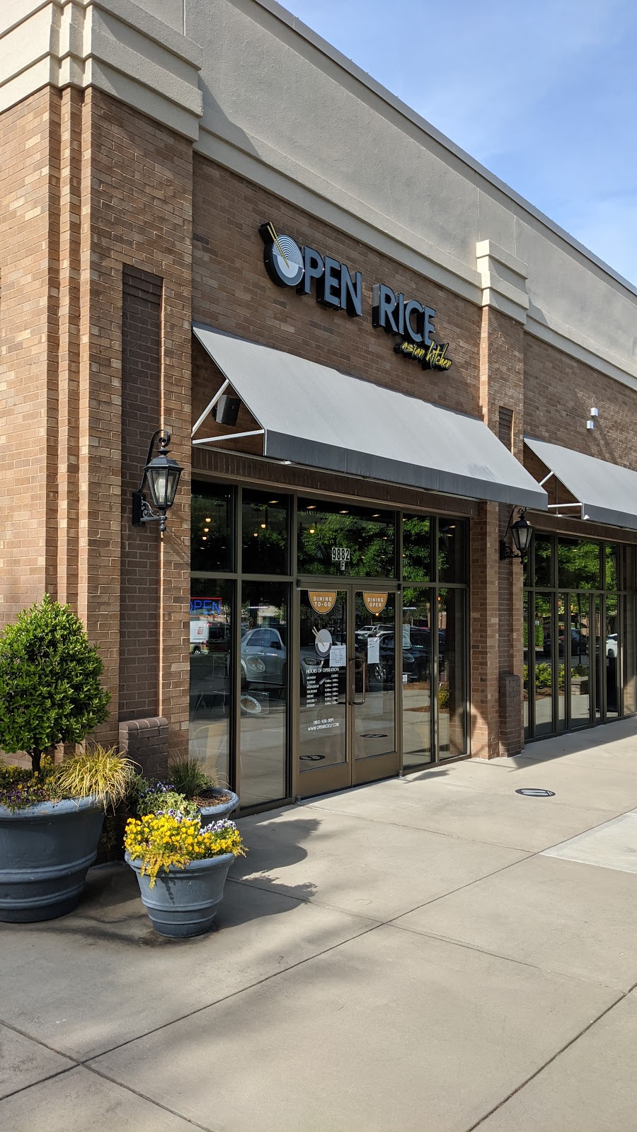 Open Rice Charlotte | 9882 Rea Rd suite f, Charlotte, NC 28277, USA | Phone: (980) 406-3894