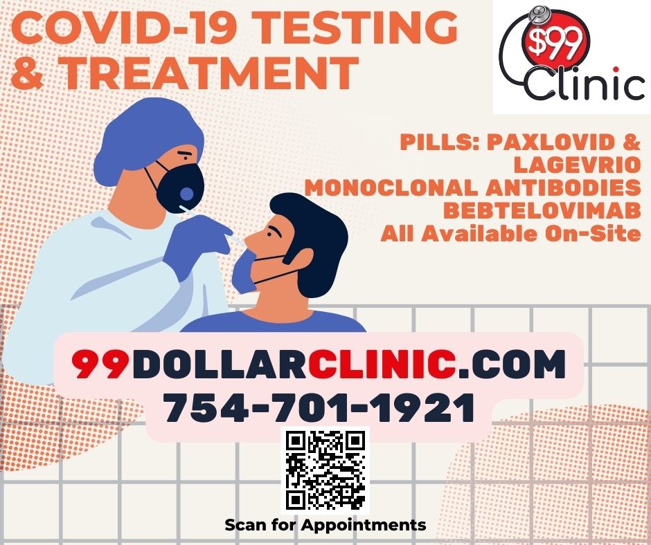$99 CLINIC | 4534 N University Dr, Lauderhill, FL 33351, USA | Phone: (754) 701-1921