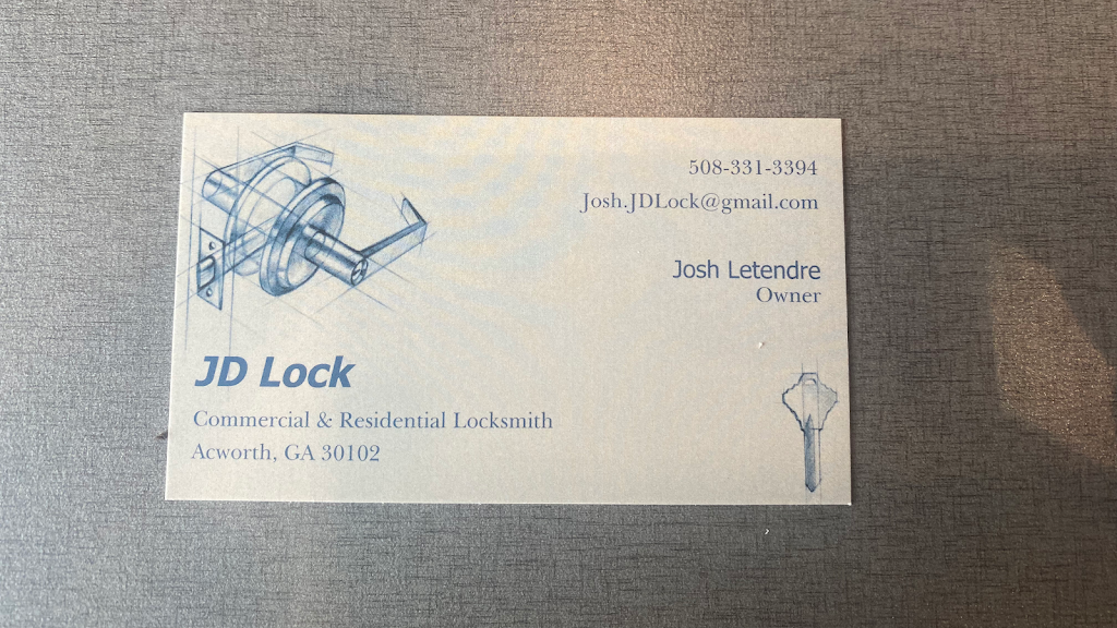 JD Lock | 113 Bennett Farms Dr, Acworth, GA 30102, USA | Phone: (508) 331-3394