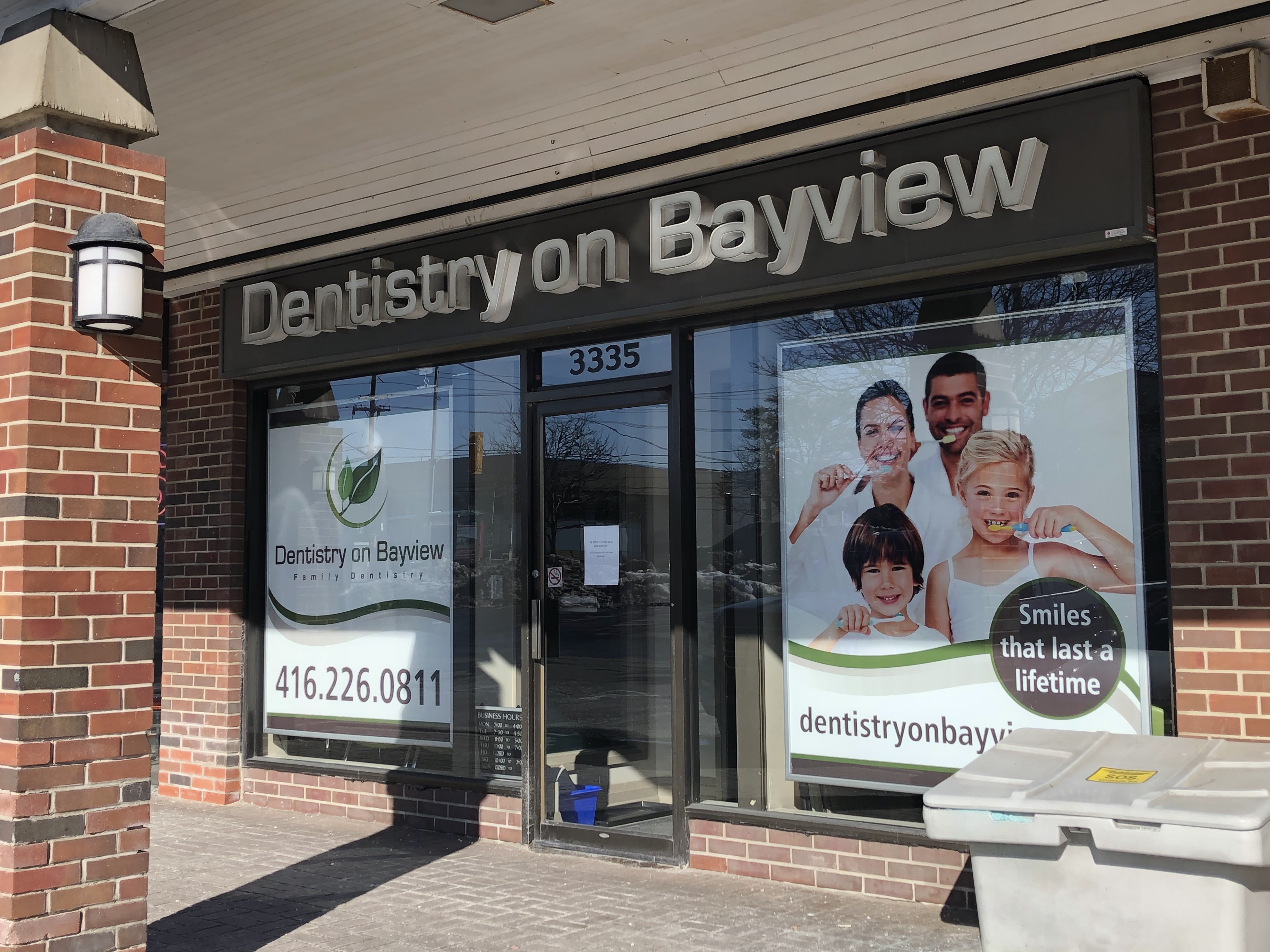 Dentistry on Bayview | 3335 Bayview Ave, North York, ON M2K 1G4, Canada | Phone: (416) 226-0811