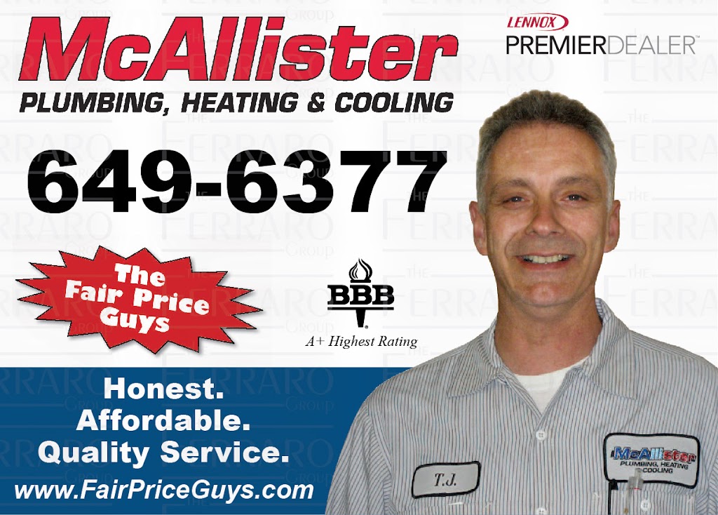 McAllister Plumbing Heating & Cooling | 3080 Amsdell Rd, Hamburg, NY 14075, USA | Phone: (716) 649-6377