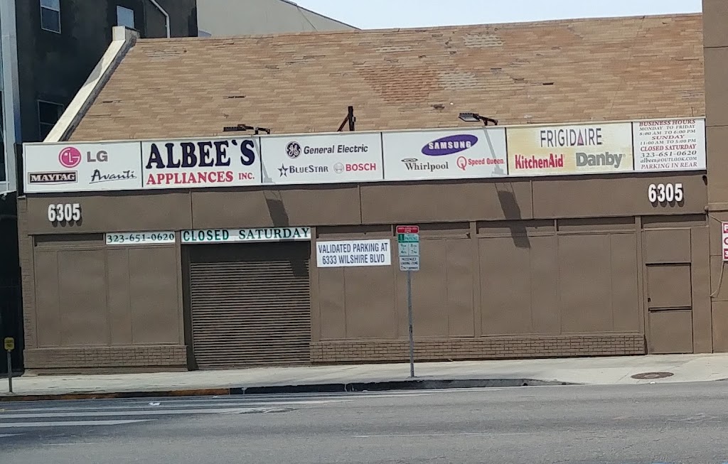 Albees Appliances | 6305 Wilshire Blvd, Los Angeles, CA 90048 | Phone: (323) 651-0620