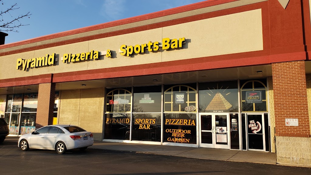 Pyramid Sports Bar & Pizzeria | 236 W Lake St, Addison, IL 60101, USA | Phone: (630) 458-0777