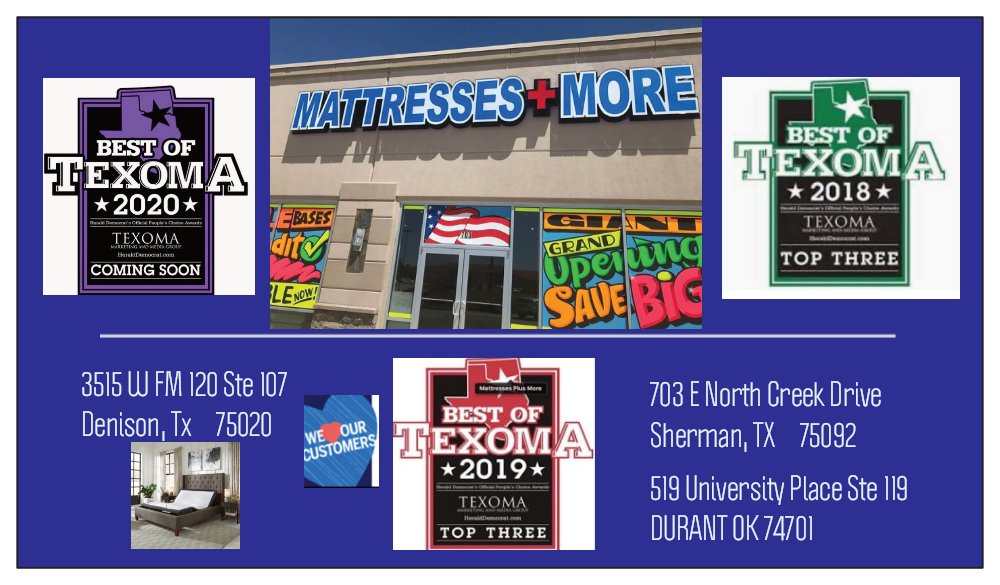 Mattresses Plus More | 703 E N Creek Dr, Sherman, TX 75092, USA | Phone: (903) 818-1397