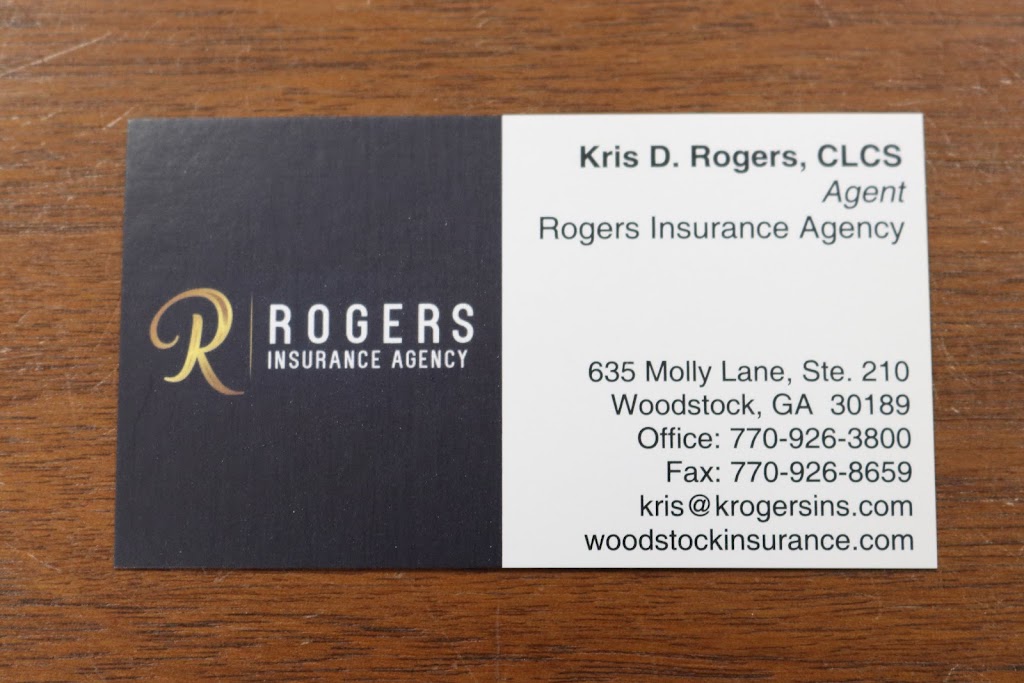 Nationwide Insurance: Kris D Rogers & Associates, Inc. | 635 Molly Ln Suite 210, Woodstock, GA 30189, USA | Phone: (770) 926-3800
