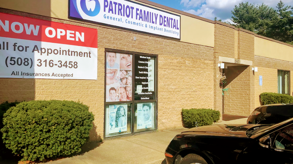 Patriot Family Dental, LLC | 543 L Kelley Blvd, North Attleborough, MA 02760, USA | Phone: (508) 316-3458