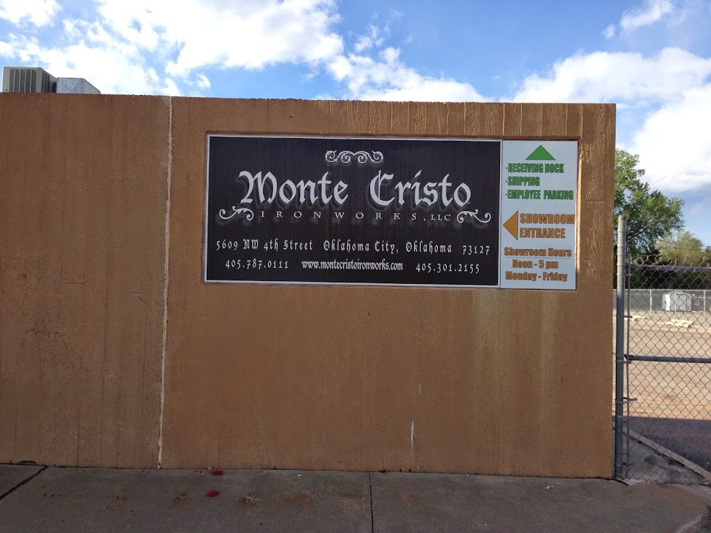 Monte Cristo Ironworks | 5609 NW 4th St, Oklahoma City, OK 73127, USA | Phone: (405) 787-0111