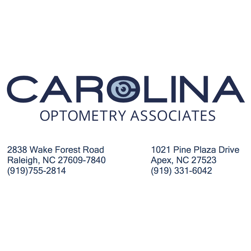 Carolina Optometry Associates | 1021 Pine Plaza Dr, Apex, NC 27523, USA | Phone: (919) 331-6042