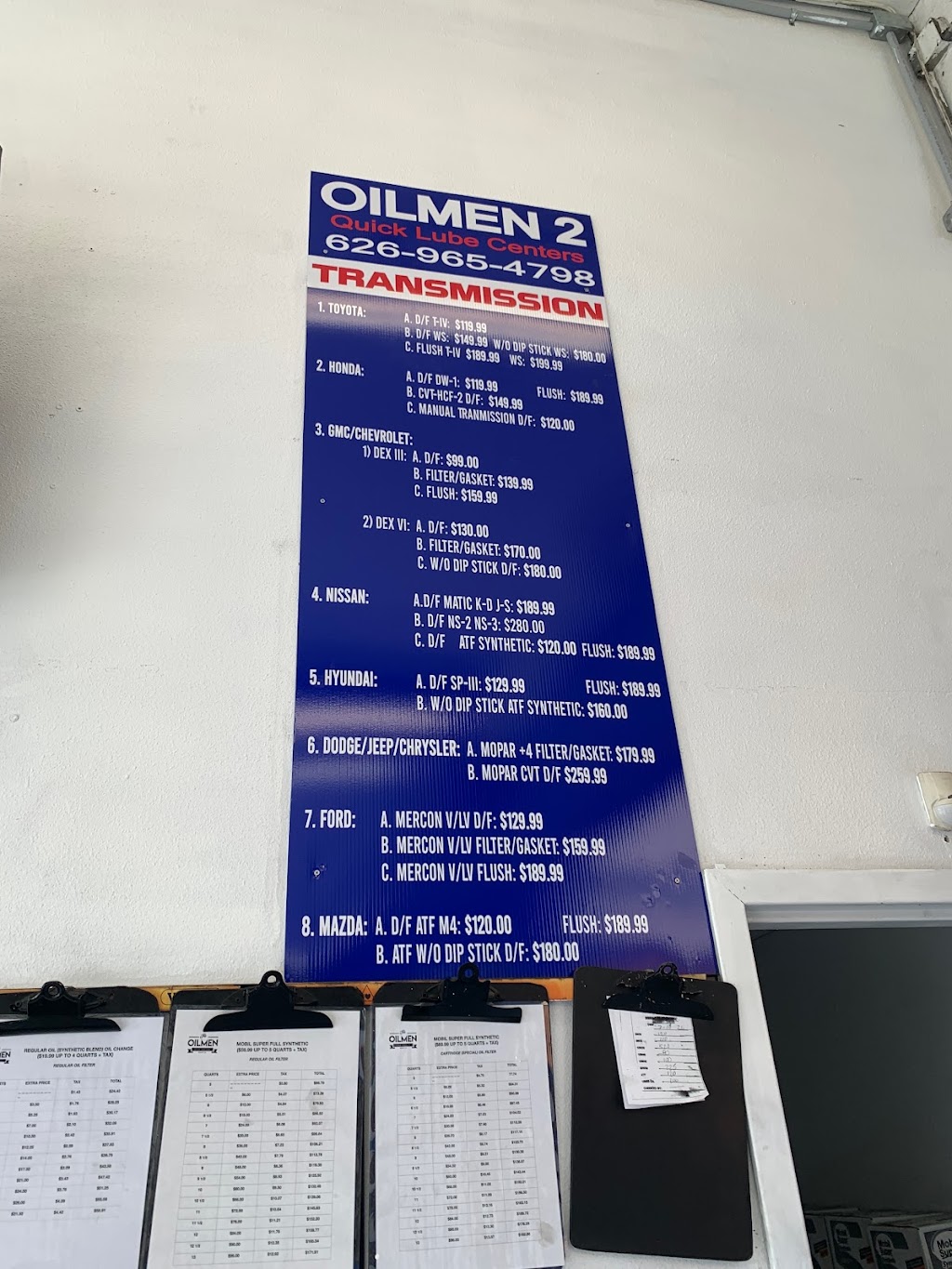 Oilmen 2 | 856 Nogales St, Walnut, CA 91789, USA | Phone: (626) 965-4798