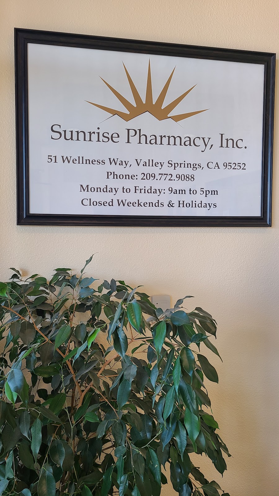 Sunrise Pharmacy Inc | 51 Wellness Way, Valley Springs, CA 95252 | Phone: (209) 584-9088