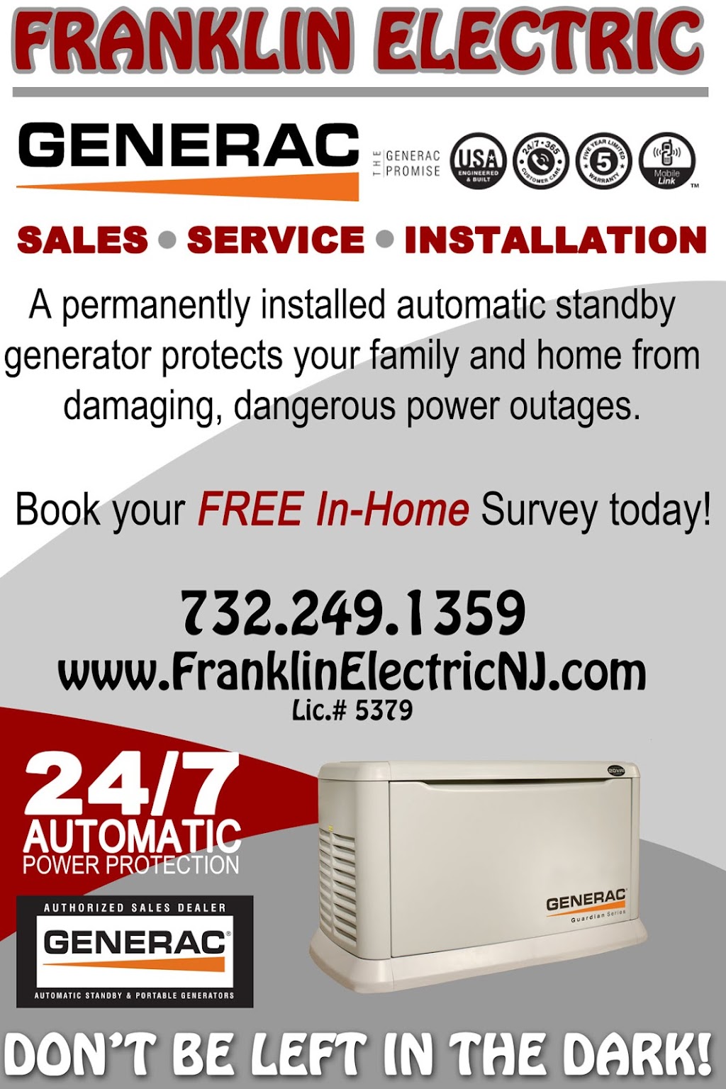 Franklin Electric Maintenance Co. Inc. | 602 Hamilton St, Somerset, NJ 08873, USA | Phone: (732) 249-1359