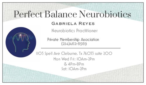 Perfect Balance Neurobiotics | 1103 Spell Ave # 200, Cleburne, TX 76031, USA | Phone: (214) 462-8569