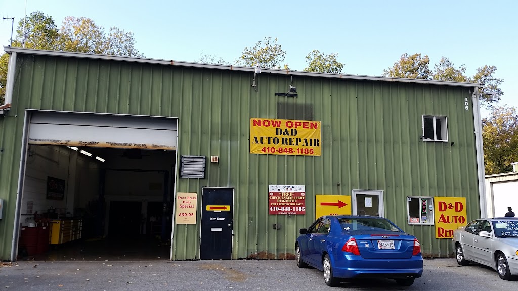 D And D Auto Repair | 407 Lucabaugh Mill Rd, Westminster, MD 21157, USA | Phone: (410) 848-1185