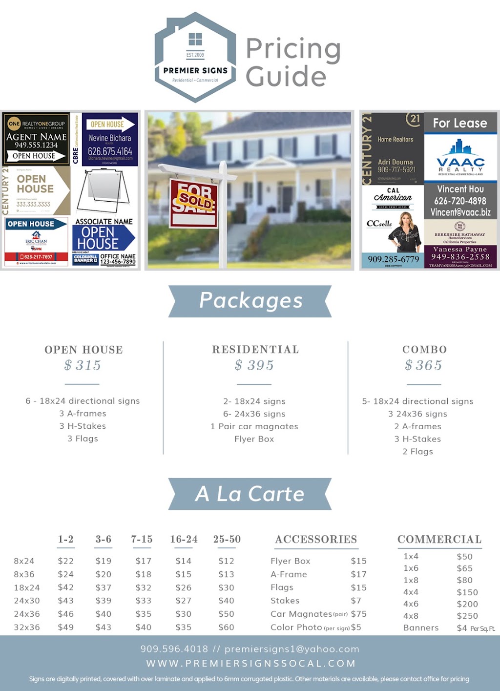 Premier Signs & Installation | 441 W Allen Ave #111, San Dimas, CA 91773, USA | Phone: (909) 596-4018