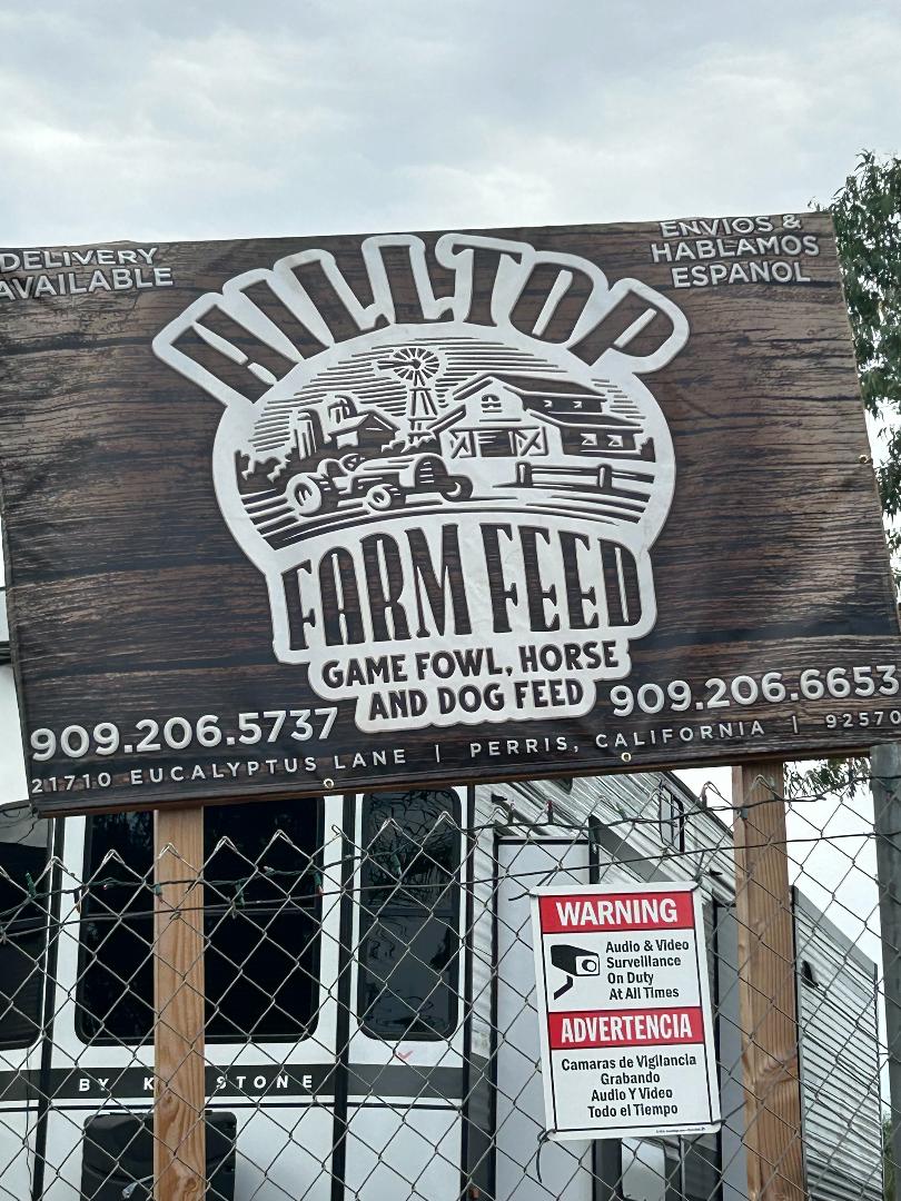 Hilltop Farm Feed | 21710 Eucalyptus Ln, Perris, CA 92570, USA | Phone: (951) 322-6002