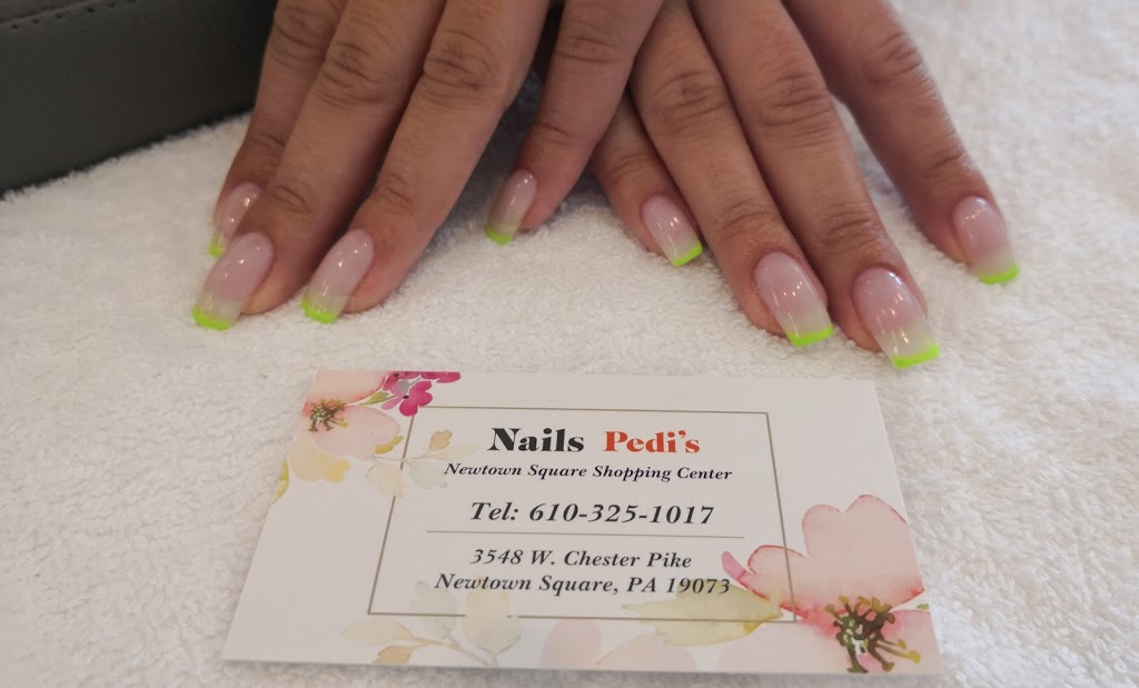 Nails Pedis | 3548 West Chester Pike, Newtown Square, PA 19073, USA | Phone: (610) 325-1017