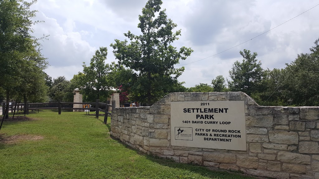 Settlement Park | 1401 David Curry Dr, Round Rock, TX 78664 | Phone: (512) 218-5400