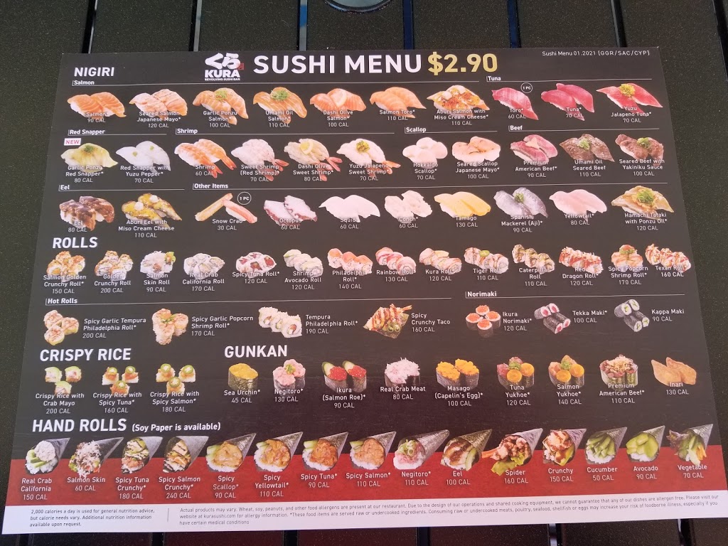 Kura Revolving Sushi Bar | 13826 Brookhurst St, Garden Grove, CA 92843, USA | Phone: (714) 583-8068