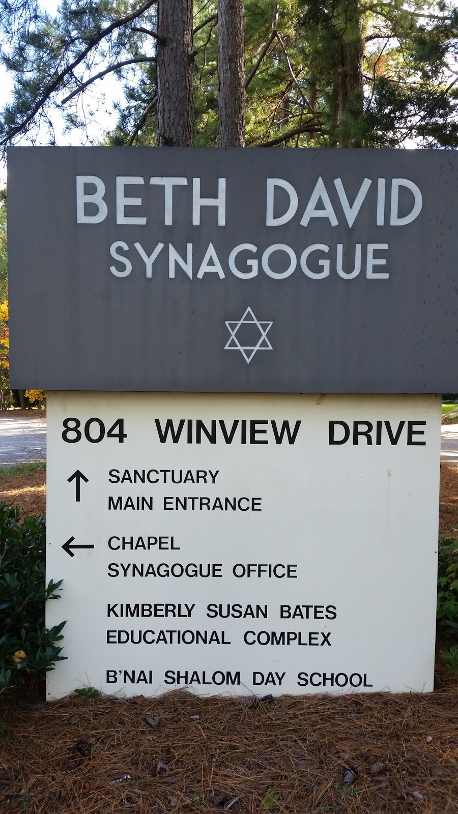 Beth David Synagogue | 804 Winview Dr, Greensboro, NC 27410, USA | Phone: (336) 294-0007