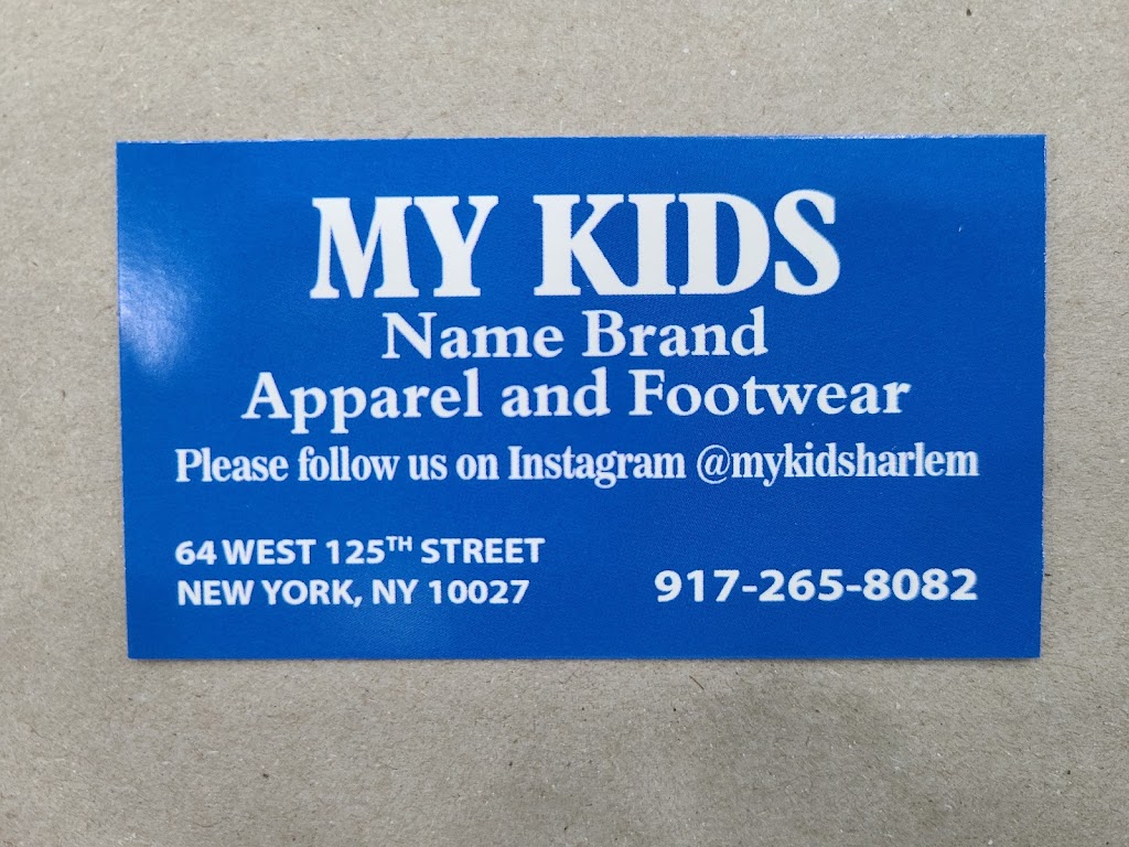 My Kids | 64 W 125th St, New York, NY 10027, USA | Phone: (917) 265-8082