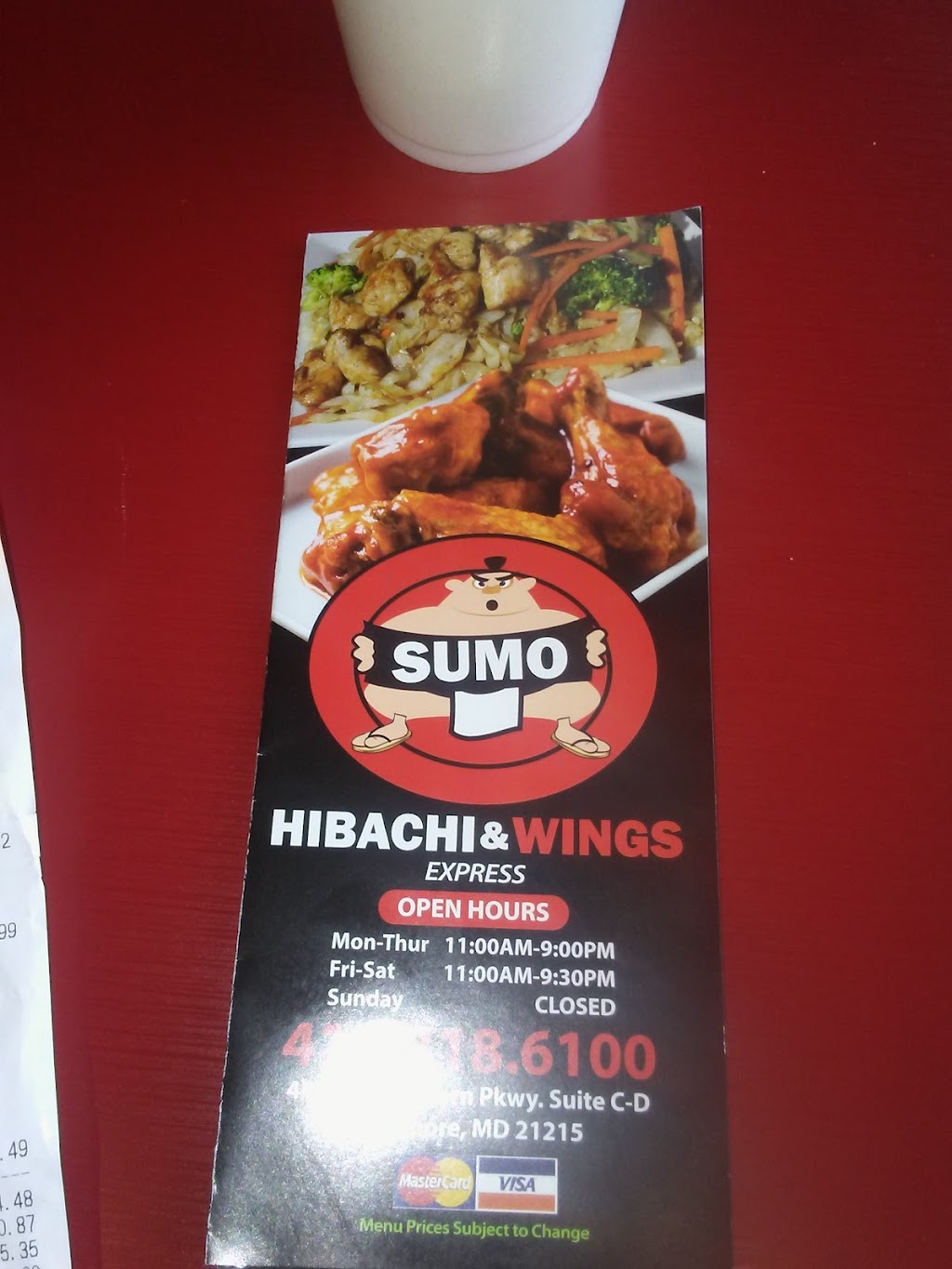 Hibachi & Wings | 4460 W Northern Pkwy, Baltimore, MD 21215, USA | Phone: (410) 318-6100