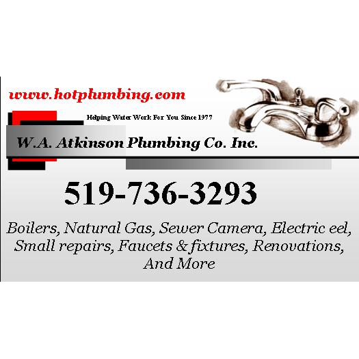 Atkinson W A Plumbing Co | 5448 Concession Rd 5 N, Amherstburg, ON N9V 2Y9, Canada | Phone: (519) 736-3293