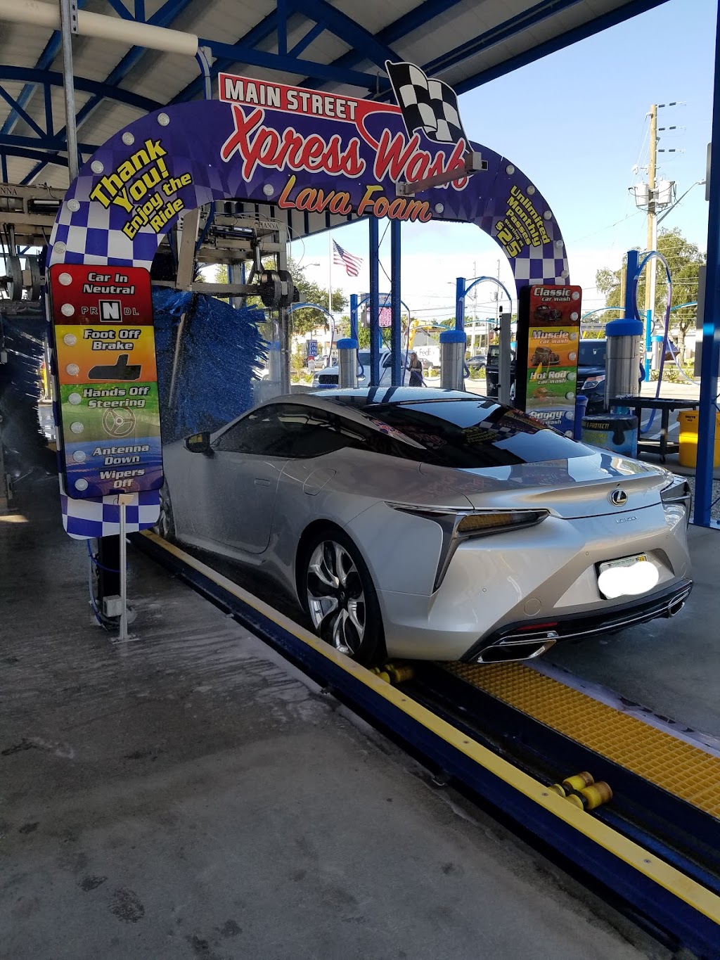 Main Street Xpress Wash | 1255 Belcher Rd, Dunedin, FL 34698, USA | Phone: (727) 726-9274