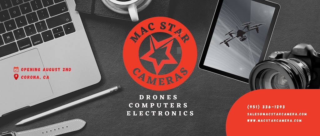 Mac Star Cameras & Electronics | 4300 Green River Rd #104, Corona, CA 92880, USA | Phone: (951) 336-1293
