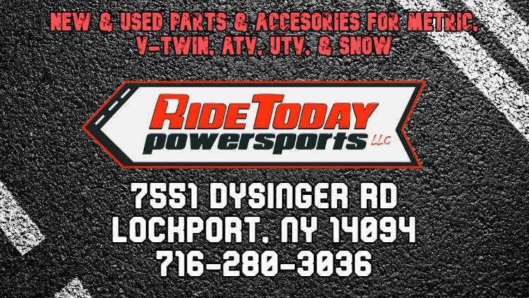 Ride Today Powersports LLC | 7551 Dysinger Rd, Lockport, NY 14094, USA | Phone: (716) 280-3036