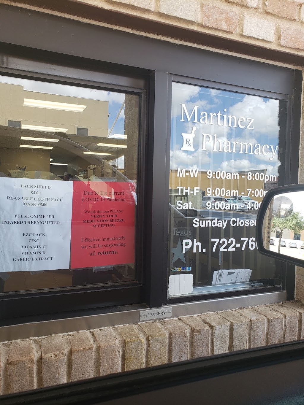 Martinez Pharmacy | 1407 Jacaman Rd, Laredo, TX 78041 | Phone: (956) 722-7600