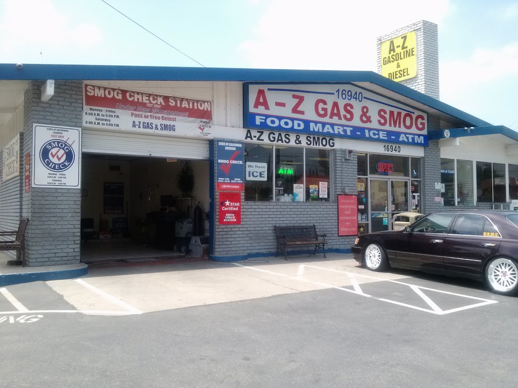 A-Z Gas Station | 16940 W Gladstone St, Azusa, CA 91702, USA | Phone: (626) 815-8869
