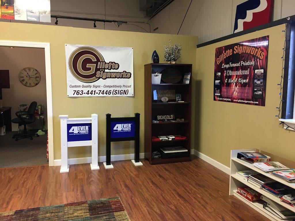 Gillette Signworks | 12671 Meadowvale Rd NW Suite P, Elk River, MN 55330, USA | Phone: (763) 441-7446