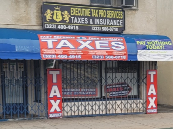 Executive Tax Pro Services | 7920 State St, Huntington Park, CA 90255, USA | Phone: (323) 400-4915