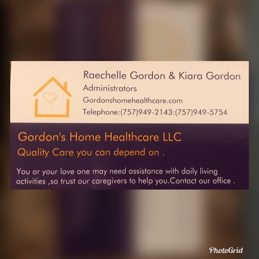 Gordons Home Healthcare LLC | 1200 Potomac Ave STE A, Portsmouth, VA 23707, USA | Phone: (757) 949-2143