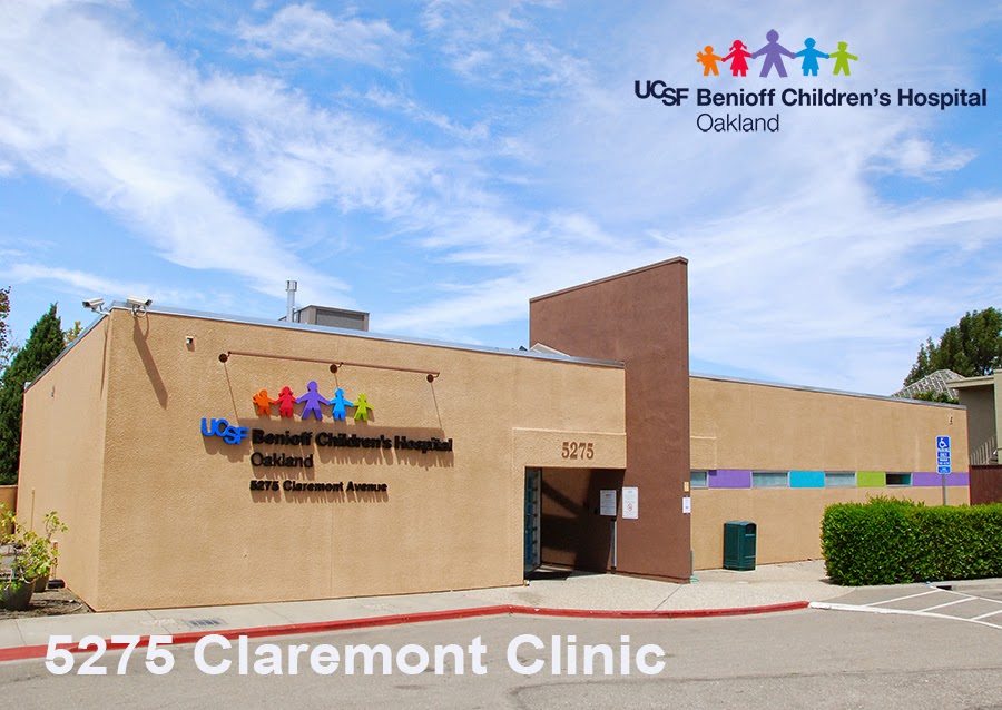 Claremont Clinic East: UCSF Benioff Childrens Hospital Oakland | 5275 Claremont Ave, Oakland, CA 94618, USA | Phone: (510) 428-3000