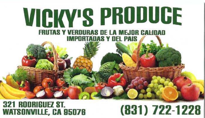 Vickys Produce | 321 Rodriguez St, Watsonville, CA 95076, USA | Phone: (831) 722-1228