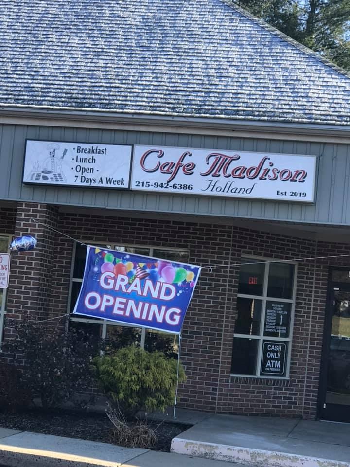 Café Madison Holland | 295 Buck Rd #4, Holland, PA 18966, USA | Phone: (215) 942-6386