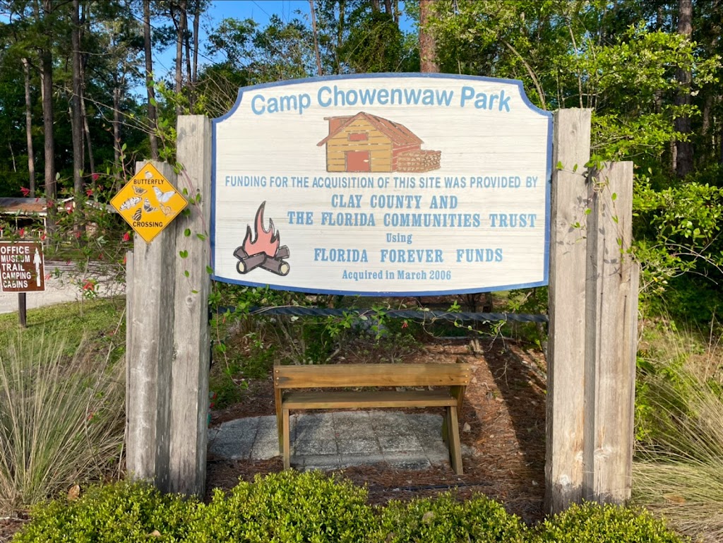 Camp Chowenwaw Park | 1517 Ball Rd, Green Cove Springs, FL 32043, USA | Phone: (904) 529-8058