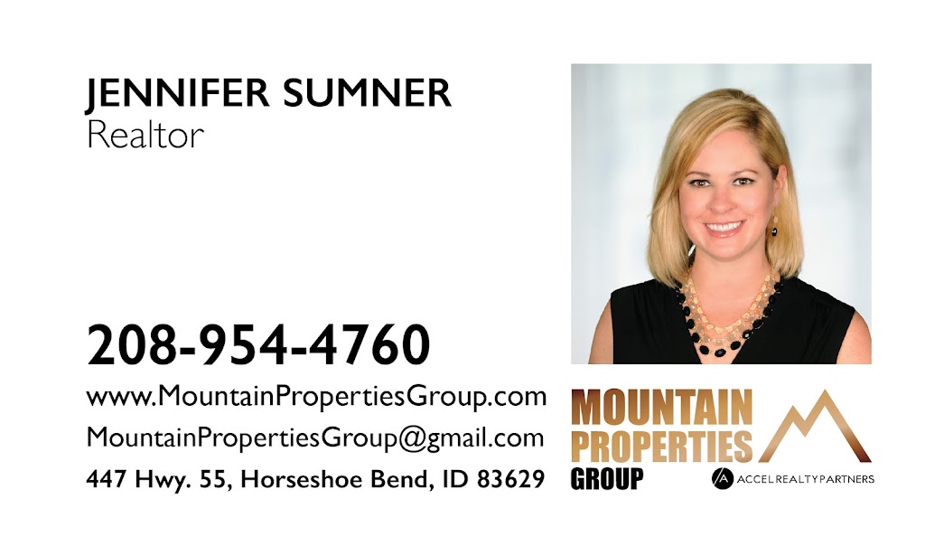 Jennifer Sumner | 447 ID-55, Horseshoe Bend, ID 83629, USA | Phone: (208) 954-4760