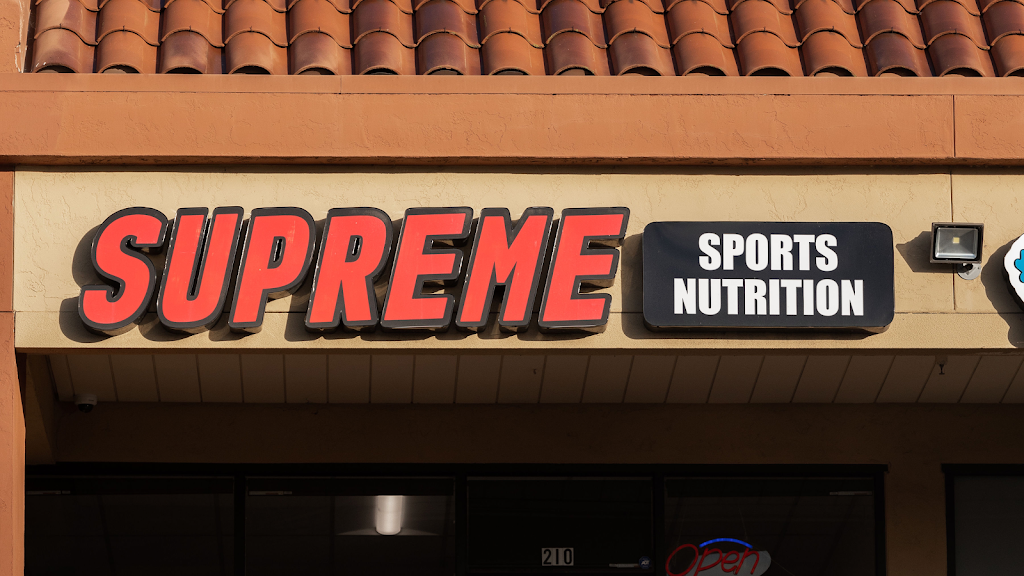 Supreme Sports Nutrition | 2216 El Camino Real Suite 210, Oceanside, CA 92054, USA | Phone: (442) 264-7150