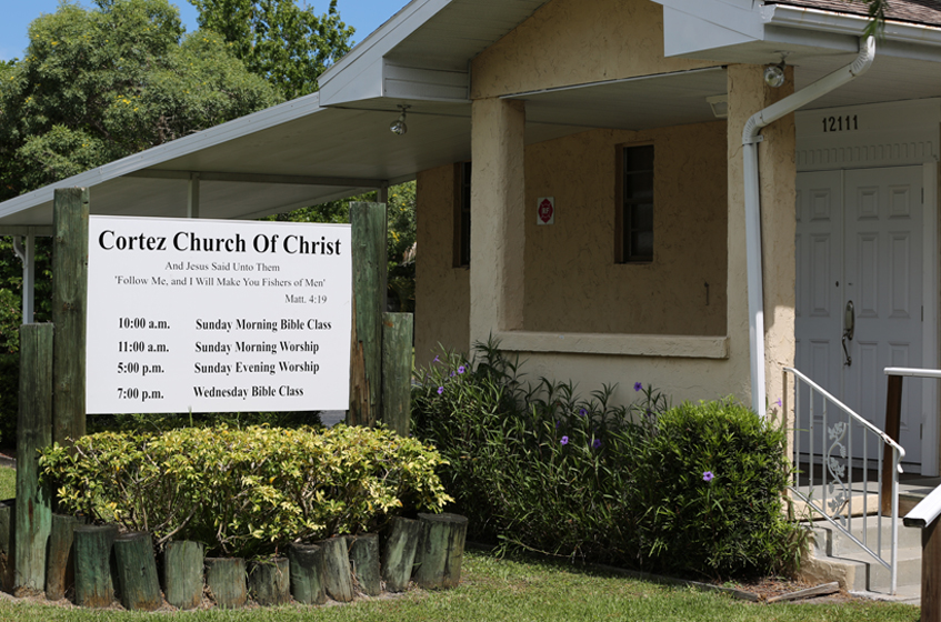 Cortez church of Christ | 12111 45th Ave W, Bradenton, FL 34210, USA | Phone: (941) 216-6286