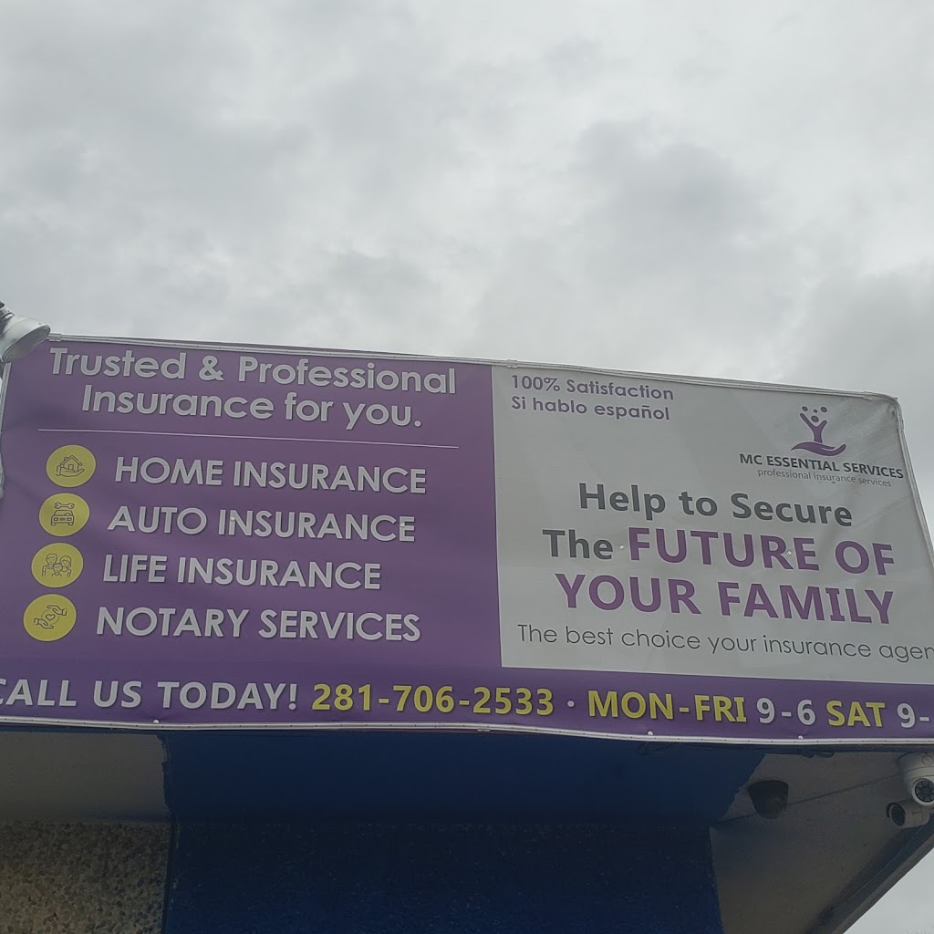 MC Essential Services Inc. Insurance, Notary, Title Services & Tax Preparation | 8105 Bayway Dr Ste B, Baytown, TX 77520, USA | Phone: (281) 706-2533