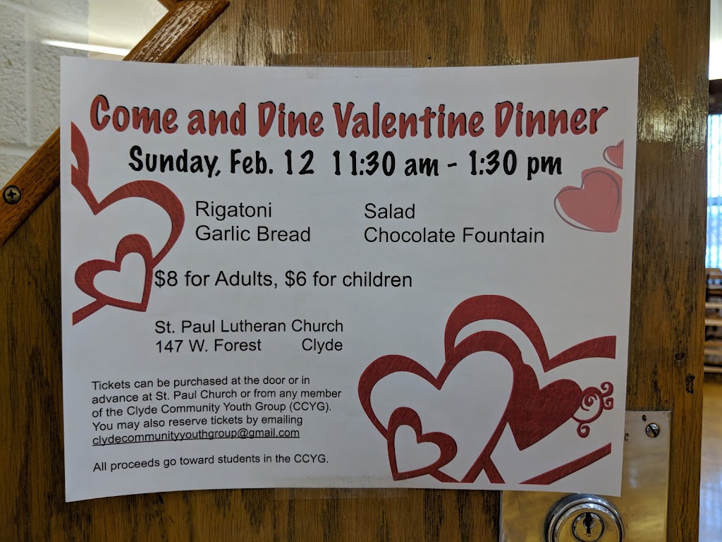 St Paul Lutheran Church | 147 W Forest St, Clyde, OH 43410, USA | Phone: (419) 547-9225