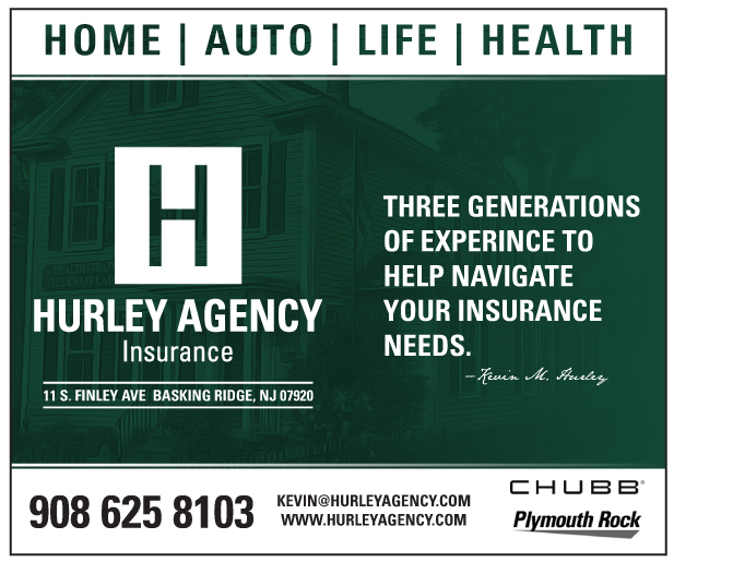 Hurley Agency, Insurance | 170 Douglass Ave, Bernardsville, NJ 07924, USA | Phone: (908) 625-8103