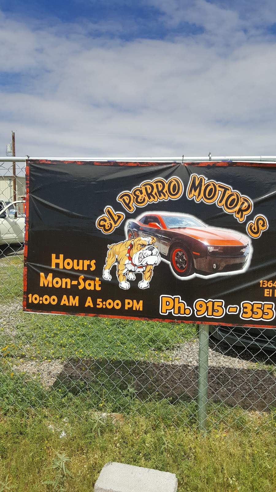 El Perro Motors | 13400 Augusta Dr, El Paso, TX 79938, USA | Phone: (915) 355-0350