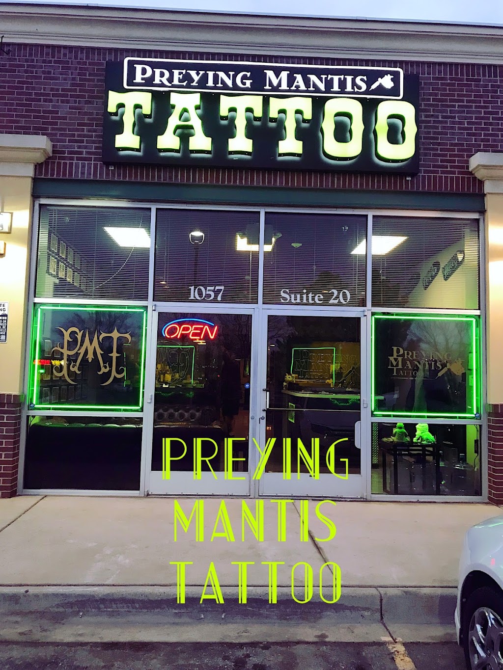 Preying Mantis Tattoo | 1057 S Wadsworth Blvd, Lakewood, CO 80226, USA | Phone: (303) 232-0945