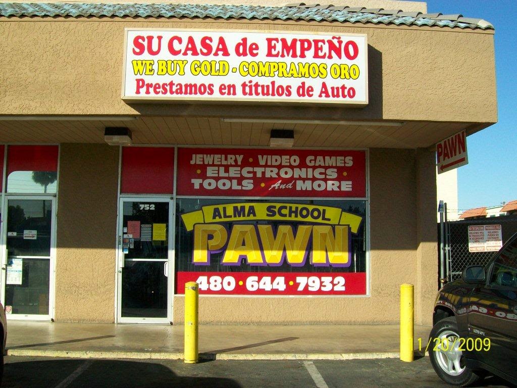 Alma School Pawn and Gold | 752 S Alma School Rd, Mesa, AZ 85210, USA | Phone: (480) 644-7932