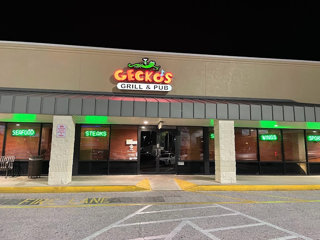 Gecko’s Grill & Pub | 4310 FL-64 E, Bradenton, FL 34208, USA | Phone: (941) 744-2664