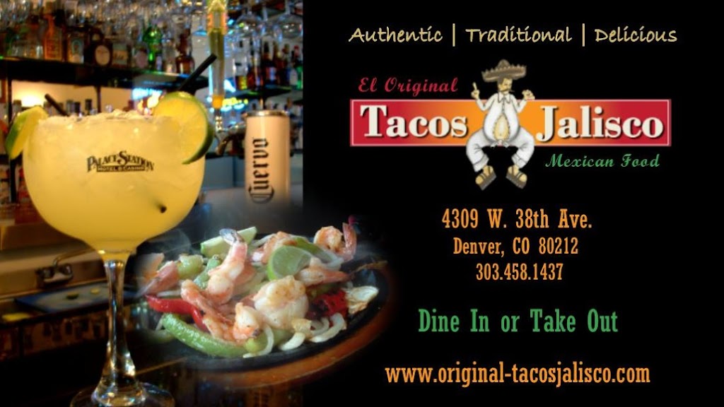 Tacos Jalisco | 4309 W 38th Ave, Denver, CO 80212, USA | Phone: (303) 458-1437