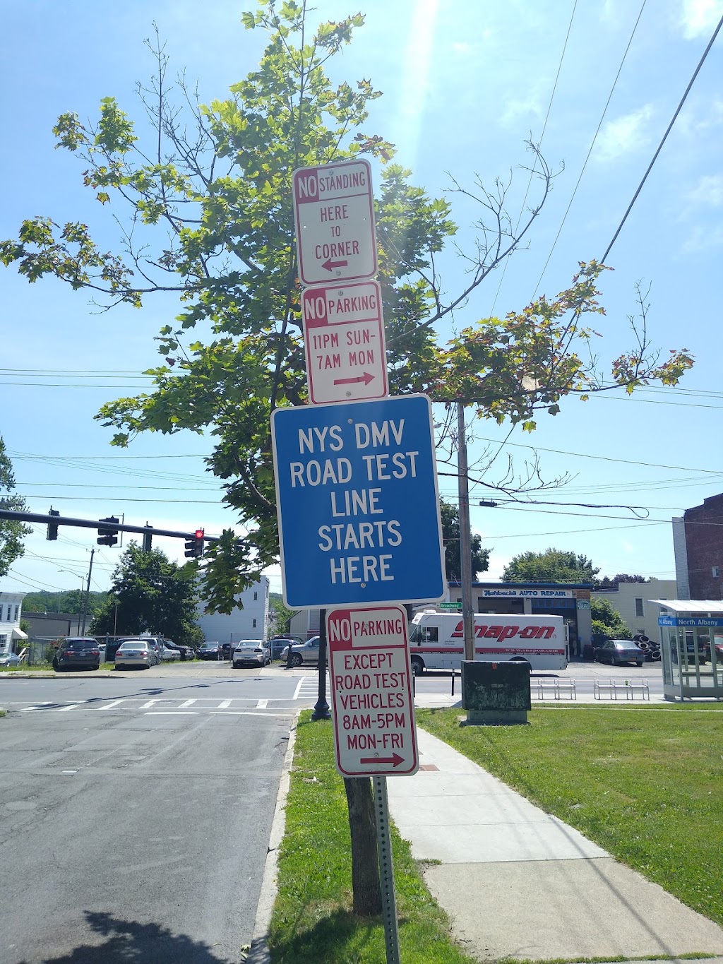 NYSDMV ALBANY DRIVER LICENSE ROAD TEST STARTS HERE | North Albany Station - Broadway &, N 2nd St, Albany, NY 12204, USA | Phone: (518) 590-4981